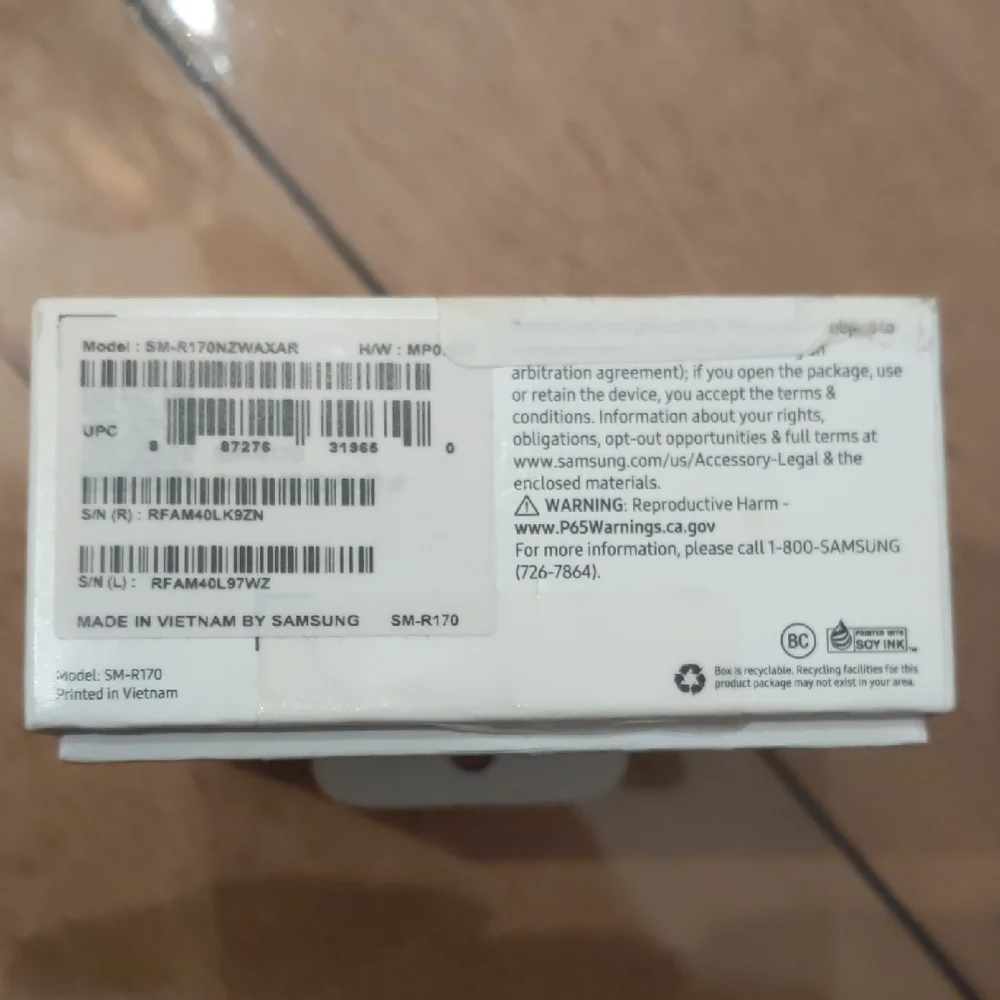 Samsung White True Wireless Earbuds
